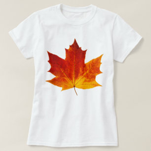 Camiseta Folha de carapaça vermelha