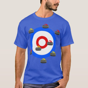 Camiseta Folha de curvas com Rochas e vassouras