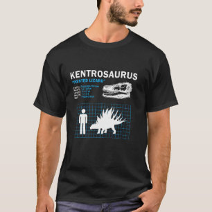 Camiseta Folha de Fatos do Kentrosaurus, Fatos de Dinossaur