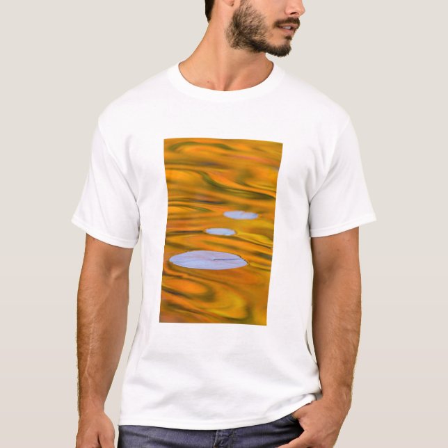 Camiseta Folha de lírio em água laranja, Canadá (Frente)