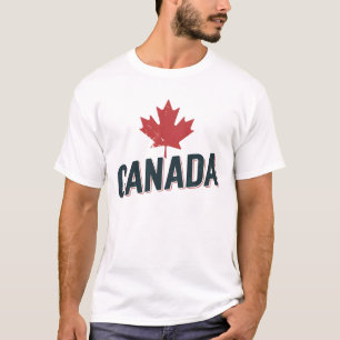 Camiseta Folha de Mapeamento do Canadá