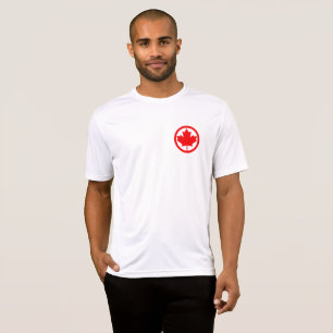 Camiseta Folha de Mapeamento do Canadá   