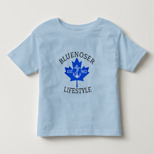 Camiseta Folha de Mapeamento do Estilo de Vida Bluenoser 90