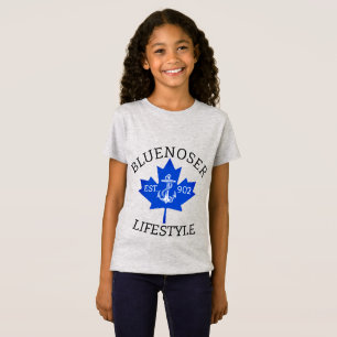 Camiseta Folha de Mapeamento do Estilo de Vida Bluenoser 90
