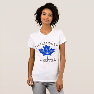 Camiseta Folha de Mapeamento do Estilo de Vida Bluenoser 90