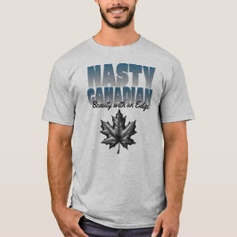 Camiseta Folha de Maple canadense desagradável.