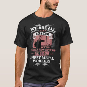 Camiseta Folha de metal T Shirt Somos Todos Nasceres Iguais
