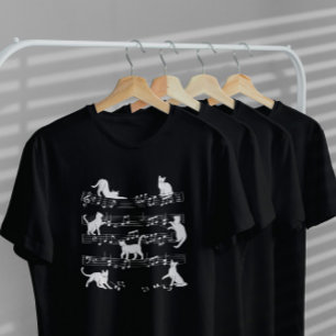 Camiseta Folha de Música Silhouette