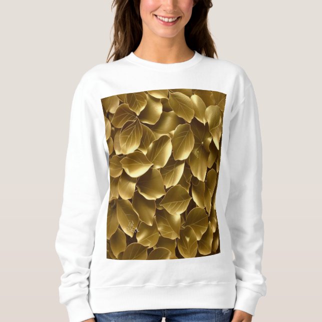 Camiseta Folha de ouro (Frente)