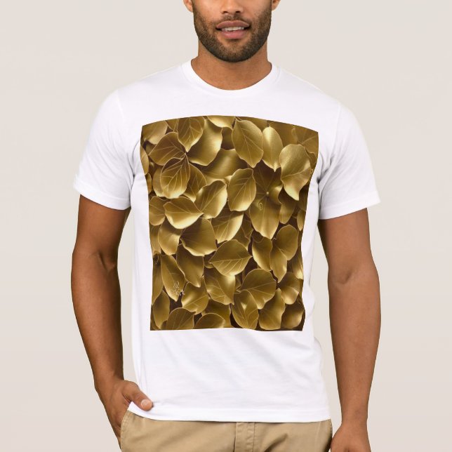 Camiseta Folha de ouro (Frente)