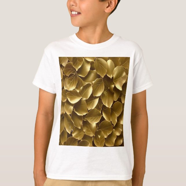 Camiseta Folha de ouro (Frente)