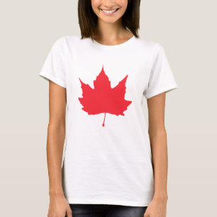 Camiseta Folha de outono de bordo