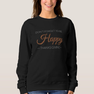 Camiseta Folha de Outono Não Esqueça De Ser Feliz Obrigado