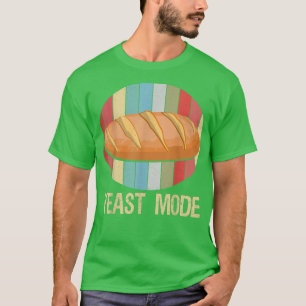 Camiseta Folha de padaria do Vintage Retro Yeast Mode Bread