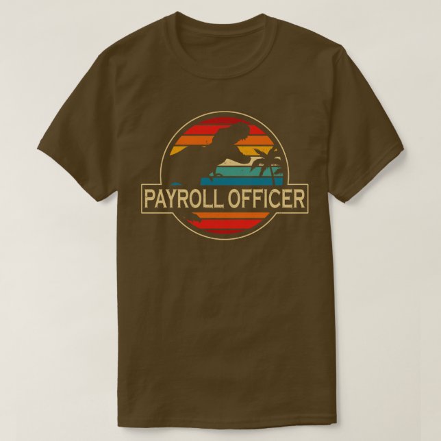 Camiseta Folha de Pagamento Dinossauro (Frente do Design)