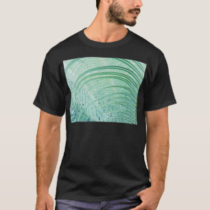 Camiseta Folha de Palma de Planta Verde Suave