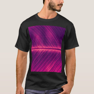 Camiseta Folha de Palmeira Abstrata: Veia Toneada