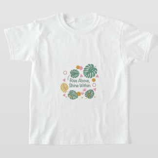 Camiseta Folha de Palmeira Tropical Monstera Inspiradora Po