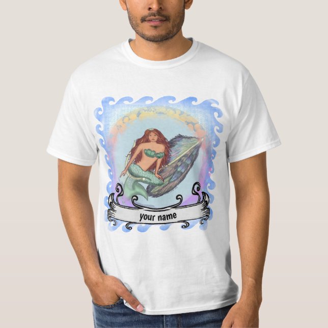 Camiseta Folha de Pesca Sereia (Frente)