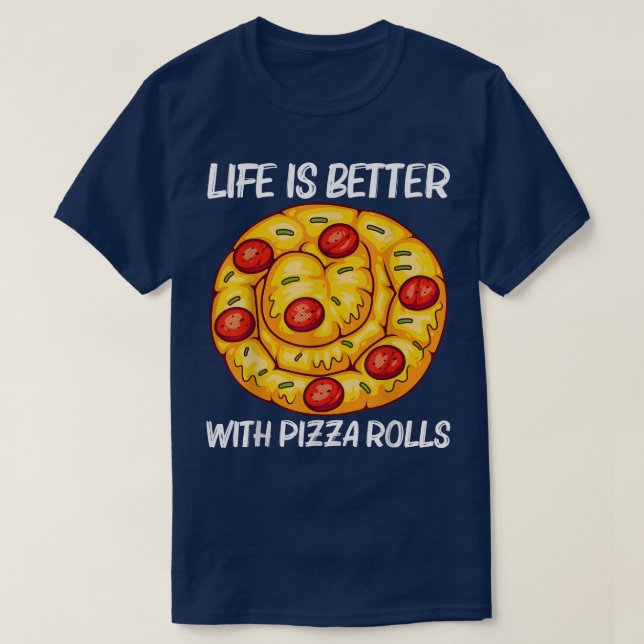 Camiseta Folha De Pizza Cuja Design Para Homens Pizza Snack (Frente do Design)
