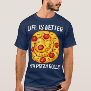 Camiseta Folha De Pizza Cuja Design Para Homens Pizza Snack