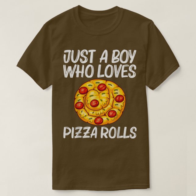 Camiseta Folha De Pizza Cuta Design Para Rapazes Pizza Snac (Frente do Design)
