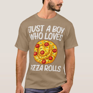 Camiseta Folha De Pizza Cuta Design Para Rapazes Pizza Snac