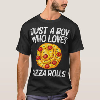 Camiseta Folha De Pizza Cuta Design Para Rapazes Pizza Snac