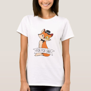 Camiseta Folha De Raposa Cólvora Oh Para A Raposa Sake Sar