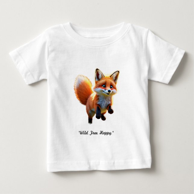 Camiseta "Folha de Raposa Congelada" (Frente)
