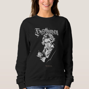Camiseta Folha De Retratos De Beethoven Com Música Missa So