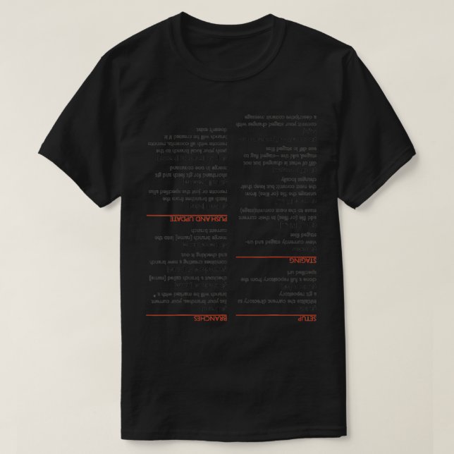 Camiseta Folha de trapaça de ponta-cabeça (Frente do Design)