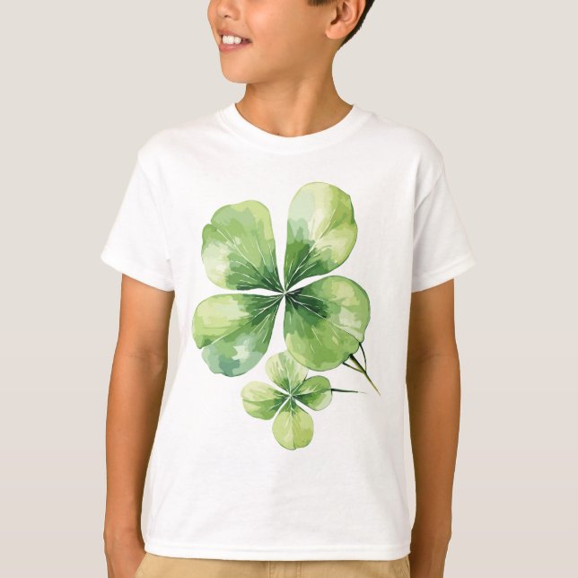 Camiseta Folha de trevo (Frente)