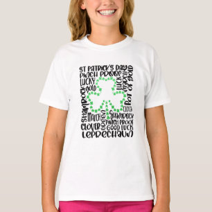 Camiseta Folha de Trevo do Dia de São Patricks
