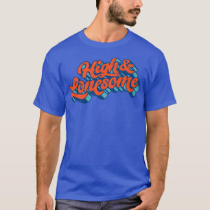 Camiseta Folha do Festival Bluegrass de Tipografia Alta e S