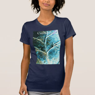 Camiseta Folha do verdigris de cobre