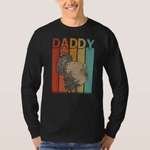 Camiseta Folha Gráfica do Pai de Imagem do Estilo Retroativ