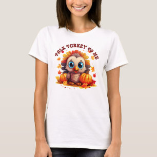 Camiseta Folhagem de Cute e Outono