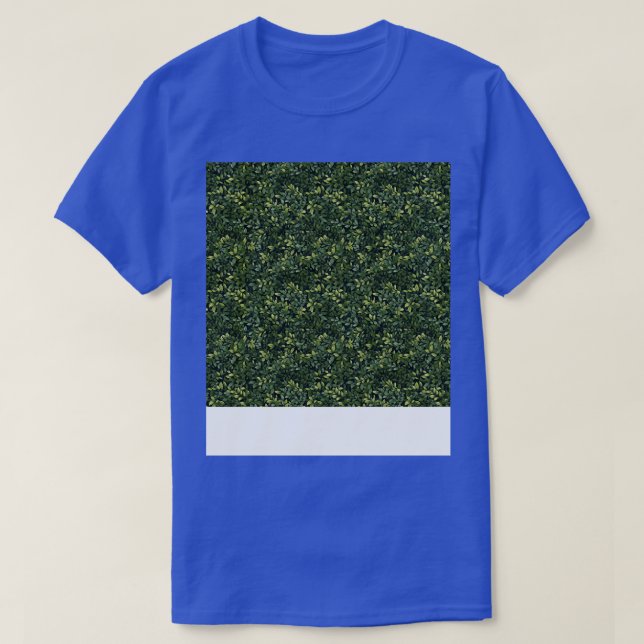 Camiseta Folhagem sem Perfil Foliage Foliage Planta Botânic (Frente do Design)