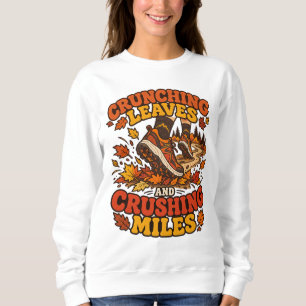 Camiseta Folhas a Ranger e Milhas a Esmagar - Trilha de Cor