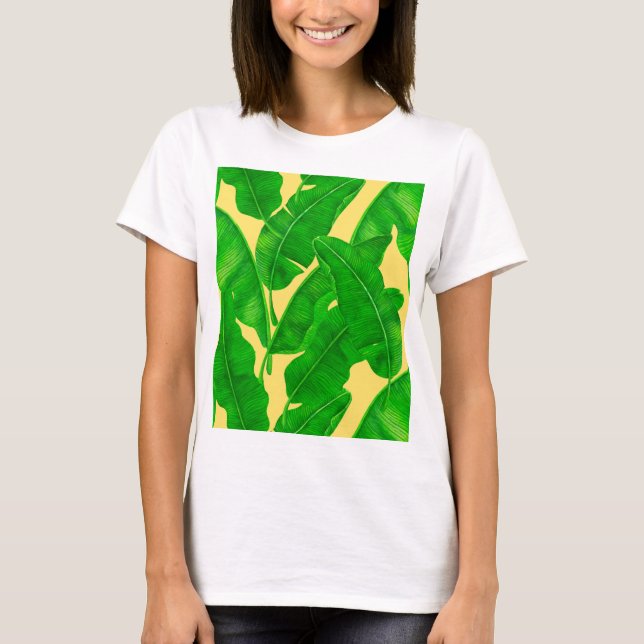 Camiseta Folhas de bananas (Frente)