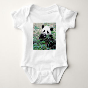 Camiseta Folhas de Comida de Panda