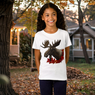 Camiseta Folhas de Maçã Vermelha