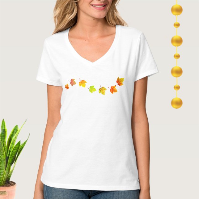 Camiseta Folhas de Outono  (Criador carregado)