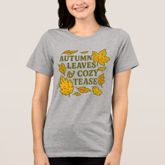 Camiseta Folhas de Outono & Cozy Tease | Fli de Ou