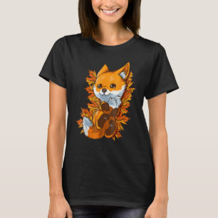 Camiseta Folhas de outono de Animais de Bebê da Floresta Ve