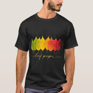 Camiseta Folhas de outono de Folha Folha de Folha Caindo Co
