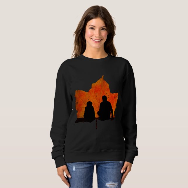 CAMISETA FOLHAS DE OUTONO PAI E FILHO (Frente Completa)
