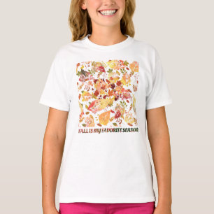 Camiseta Folhas de outono: Teto Gráfico Sazonal