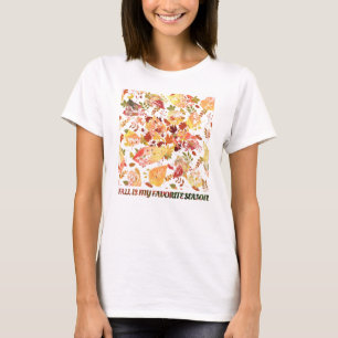 Camiseta Folhas de outono: Teto Gráfico Sazonal